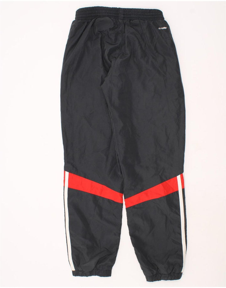 ADIDAS Boys Climalite Tracksuit Trousers Joggers 9-10 Years Grey Polyester Vintage Adidas and Second-Hand Adidas from Messina Hembry 