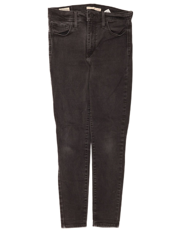 Levi's Damen 721 High Rise Super Skinny Jeans W29 L28 Graue Baumwolle