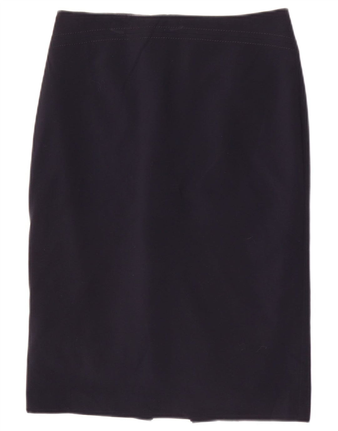 Marks & Spencer Damen Bleistiftrock UK 8 Small W26 Marineblau Polyester