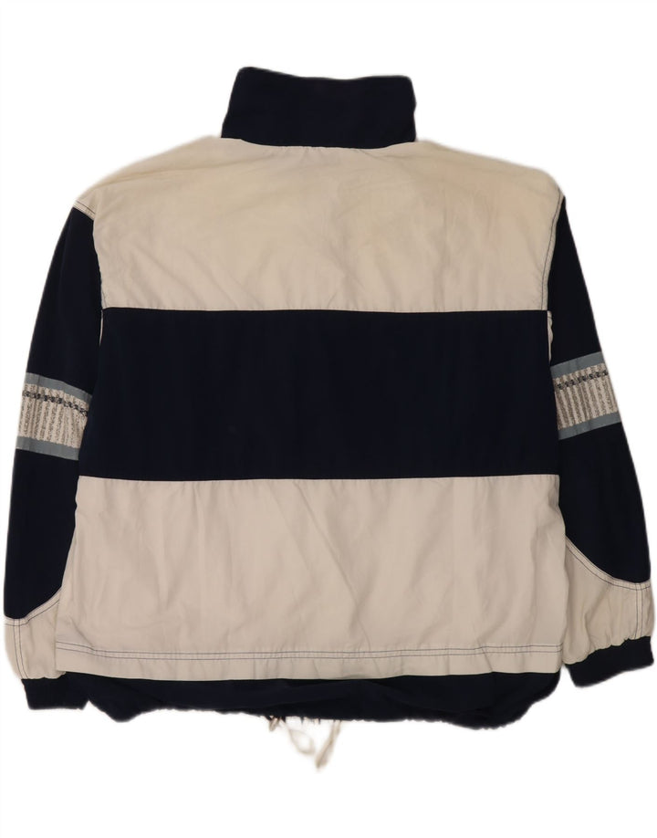 LOTTO Herren-Trainingsanzug-Oberteil, Jacke, 2XL, weißes Colourblock-Polyester