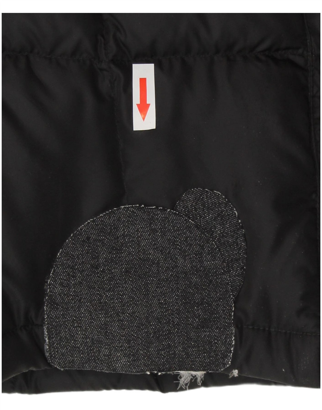 The North Face Womens Hooded Longline Wattierter Mantel UK 12 Medium Schwarz