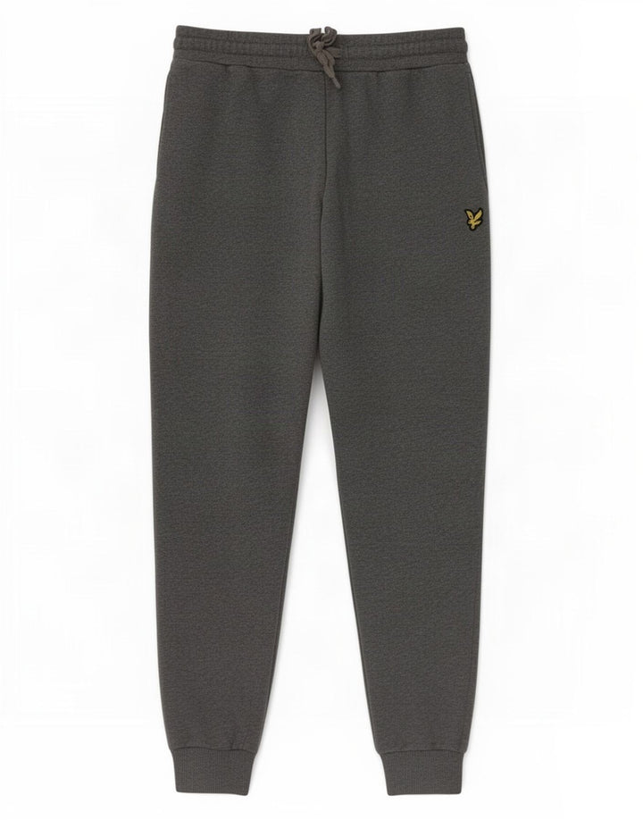 Lyle & Scott Herren-Trainingshose, Jogginghose, mittelgraue Baumwolle