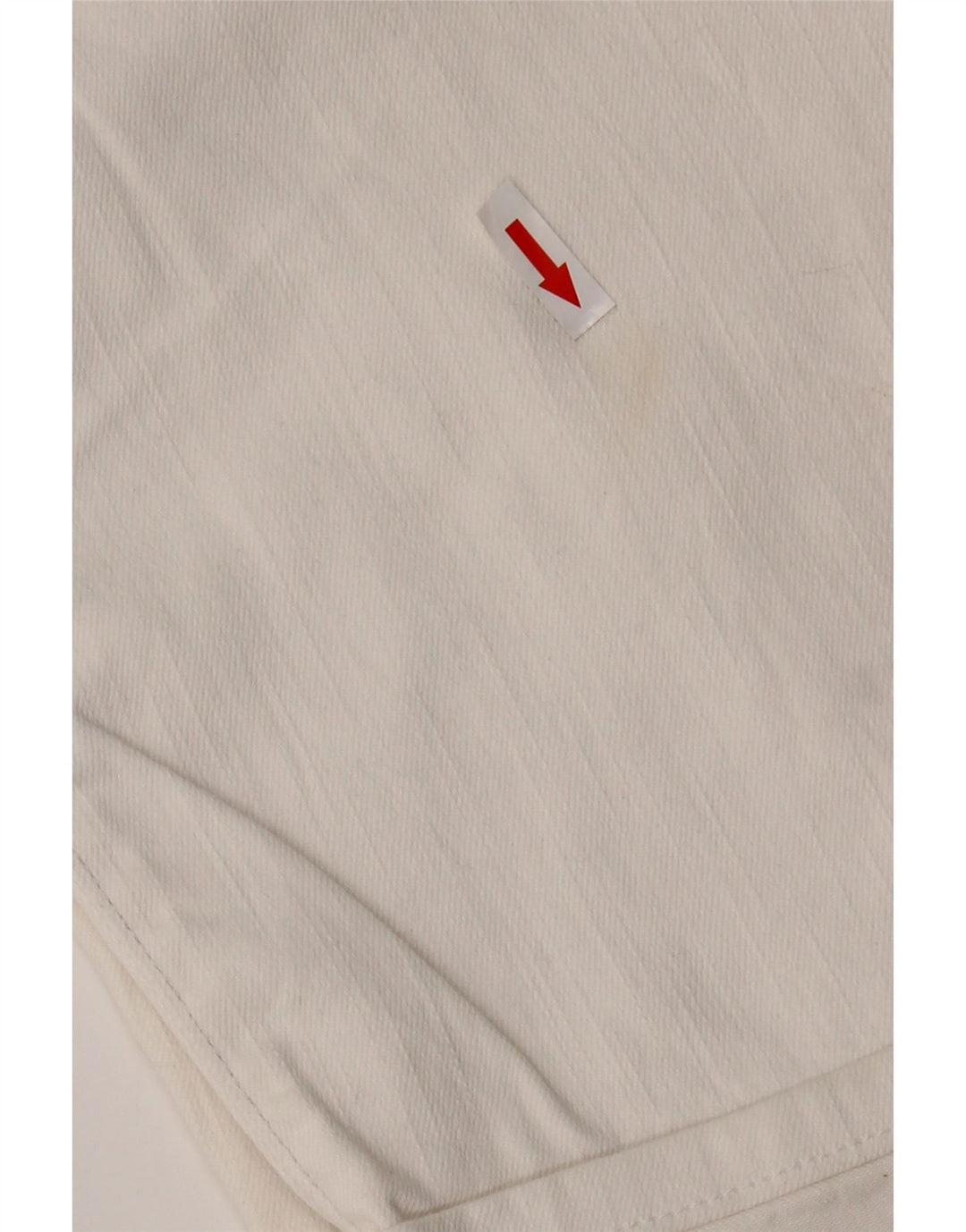 LEVI'S Damen 515 Capri-Jeans US 14 Large W36 L20 Weiße Baumwolle