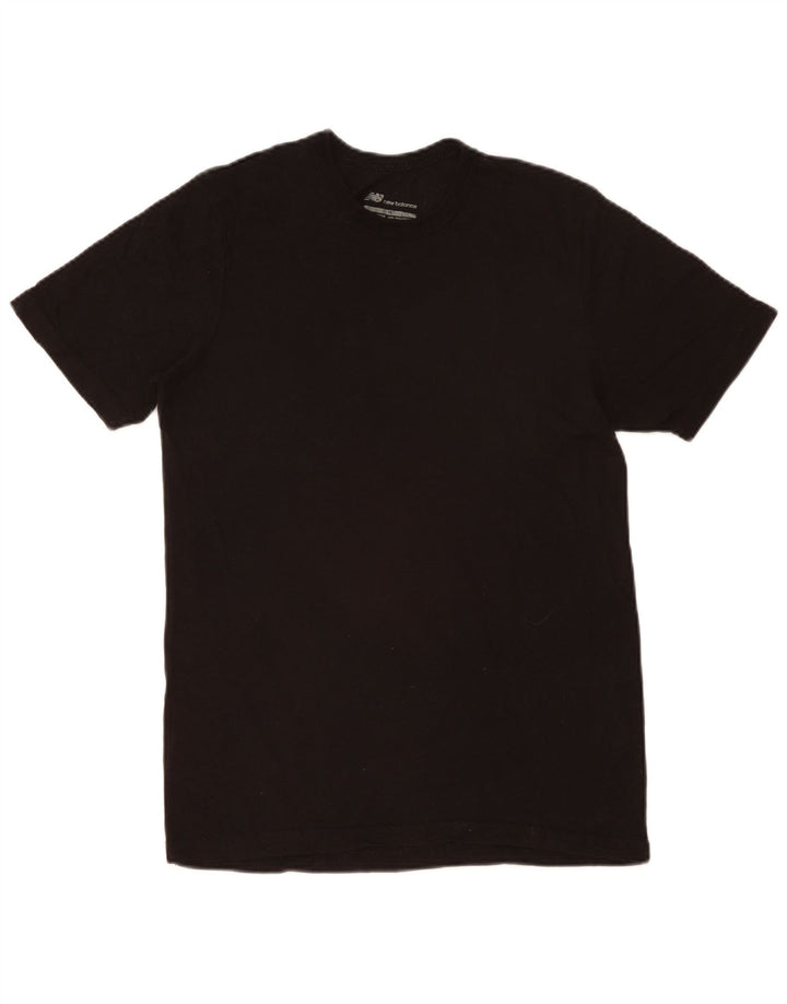 New Balance Herren T-Shirt Top Mittelschwarze Baumwolle