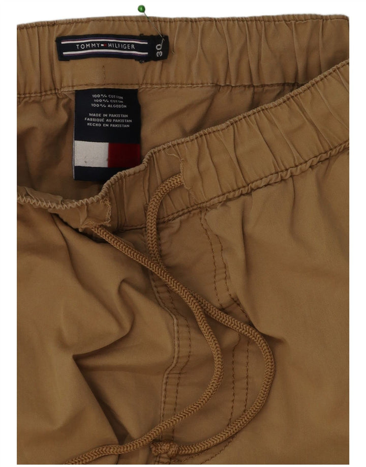 Tommy Hilfiger Herren Bermuda Shorts W30 mittelbraune Baumwolle