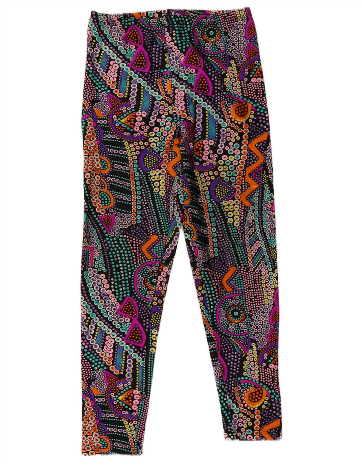 Marcel Clair Damen Crop Leggings EU 44/46 Große mehrfarbige geometrische