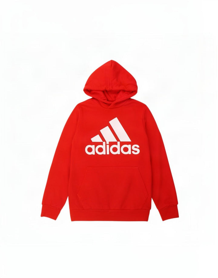 Adidas Herren Graphic Hoodie Pullover Mittelrote Baumwolle