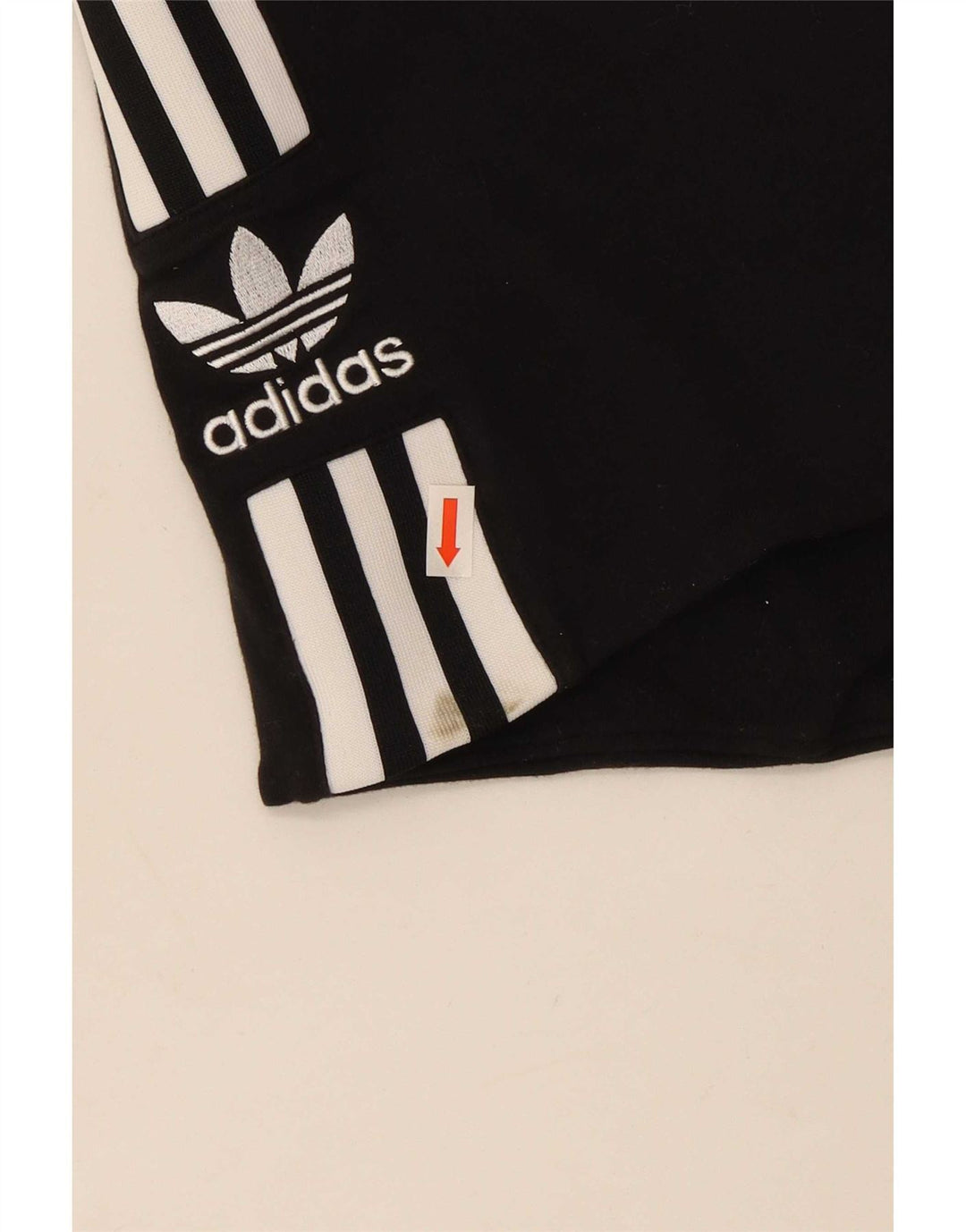 Adidas Damen Crop Trägerloses Top UK 12 Mittelschwarze Baumwolle