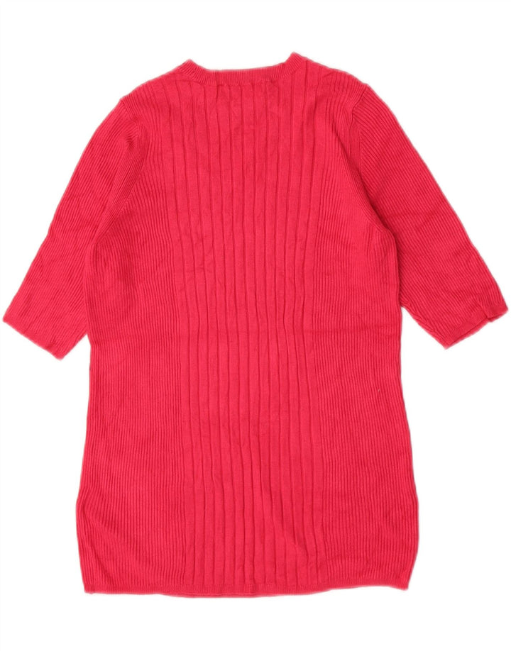 Marks & Spencer Damen-Pullover mit U-Boot-Ausschnitt, Gr. 12, Mittelrosa