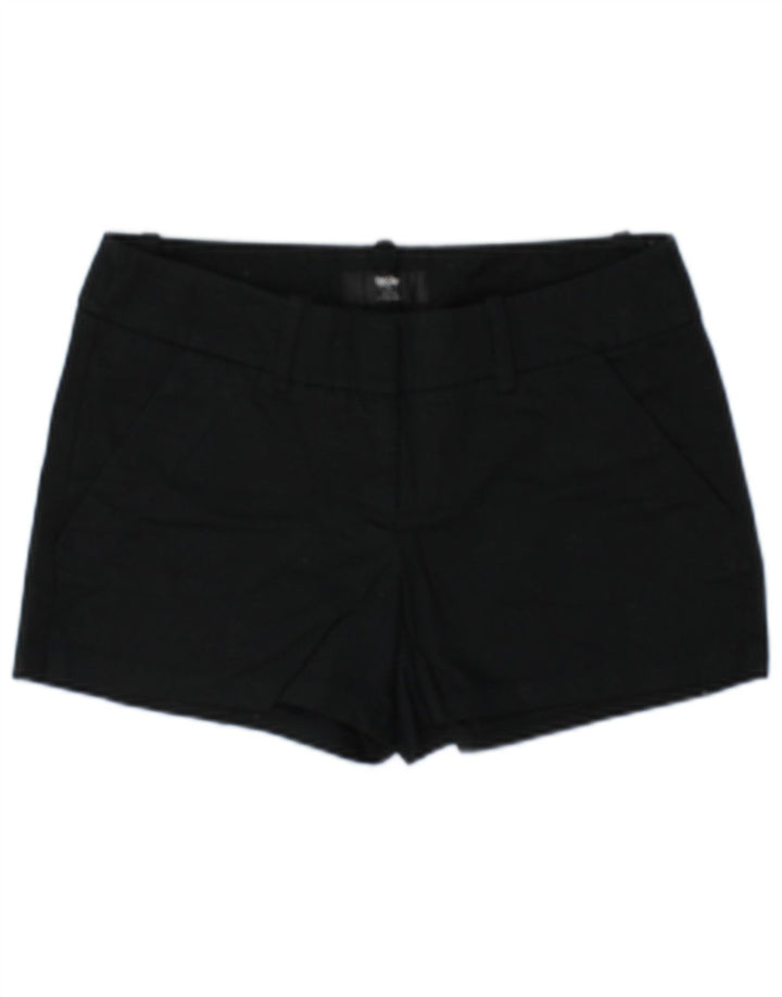 Mossimo Damen Chino-Shorts US 2 XS W32 Schwarze Baumwolle