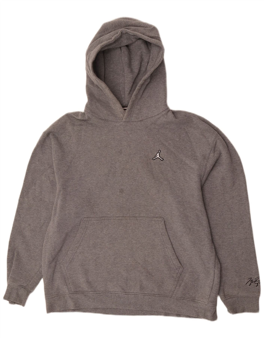 Jordan Herren Kapuzenpullover XL Grau Baumwolle