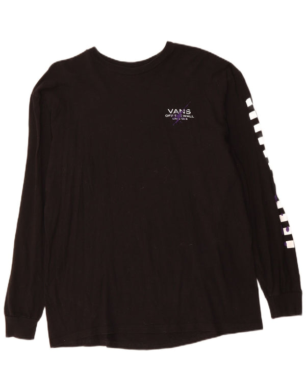 Vans Herren Off The Wall Classic Fit Graphic Top Langarm Large Schwarz