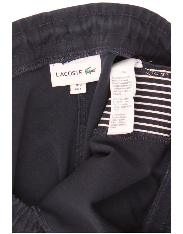 Lacoste Herren-Trainingshose, Größe 3, klein, marineblaue Baumwolle