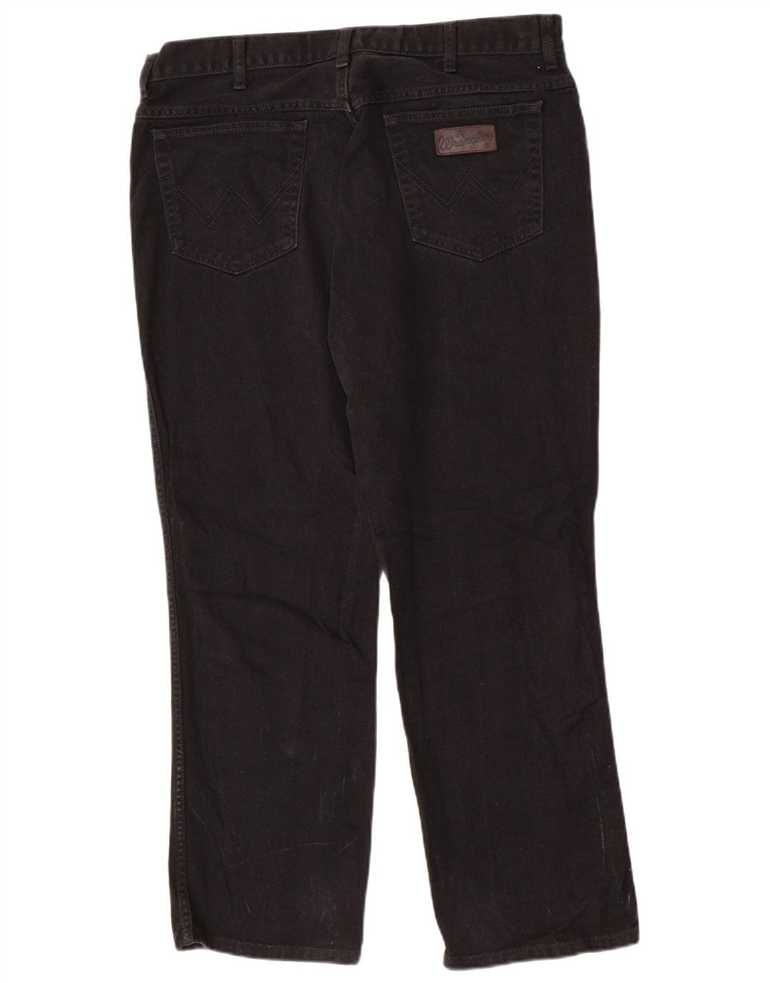 Wrangler Herren Texas Straight Jeans W40 L30 Schwarze Baumwolle