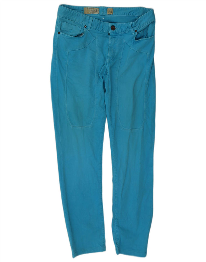 Jeckerson Damen Slim Jeans W33 L29 Blaue Baumwolle