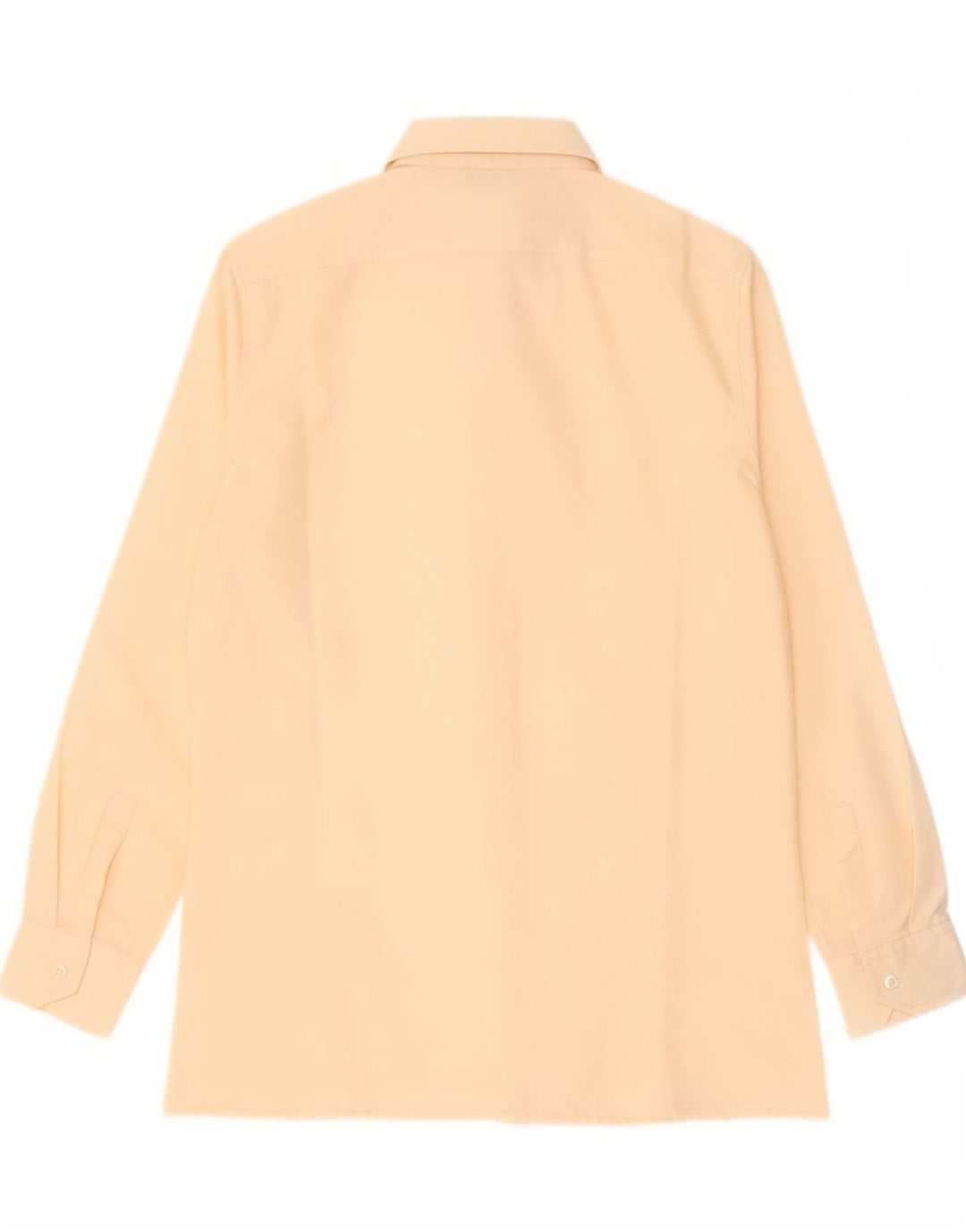 Vintage Herrenhemd Größe 43 Groß Beige Polyester