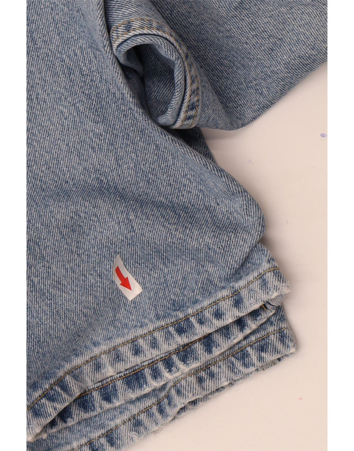 Lee Herren Brooklyn Straight Jeans W30 L32 Blaue Baumwolle