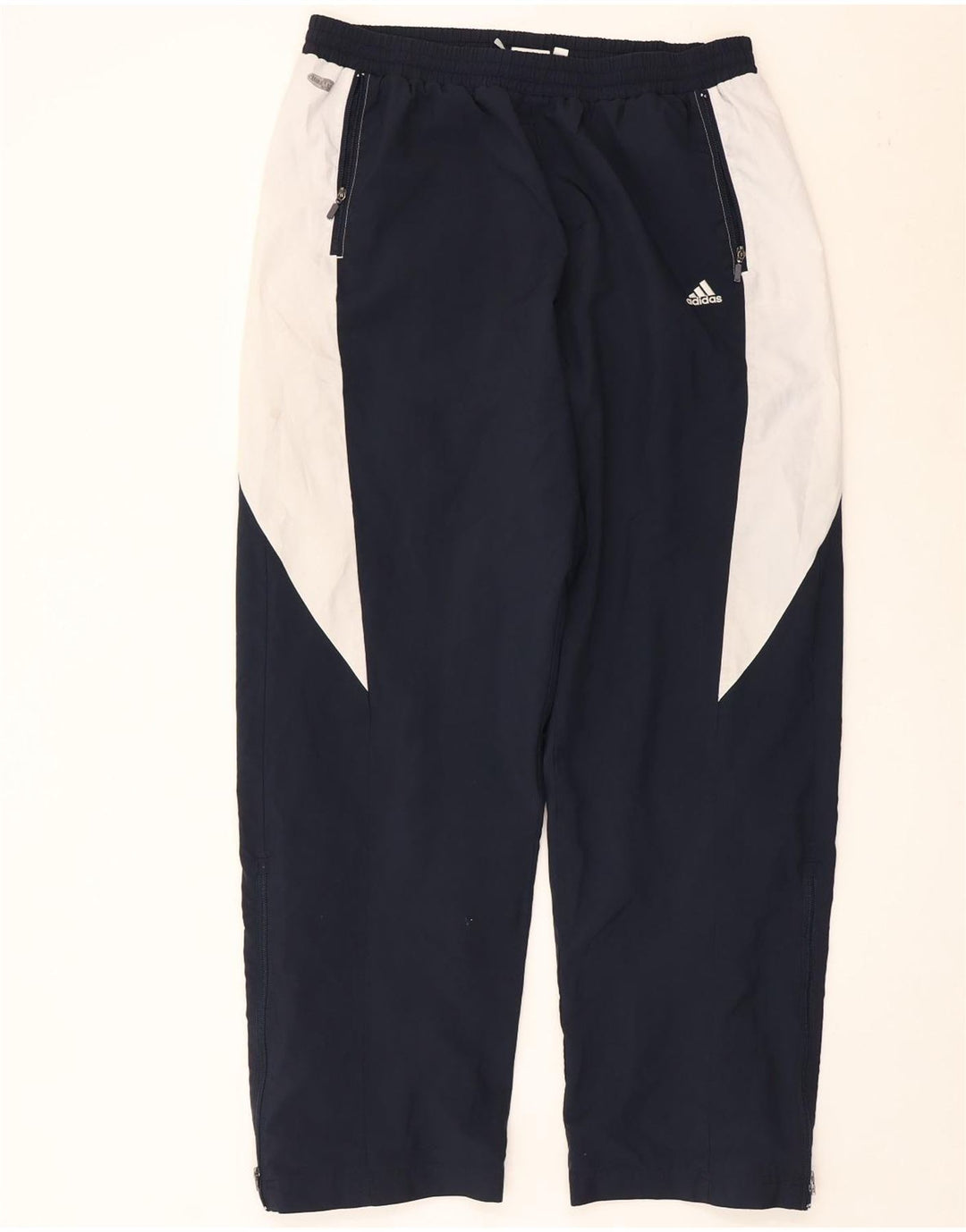 Adidas Herren-Trainingshose XL, Marineblau, Colourblock-Polyester