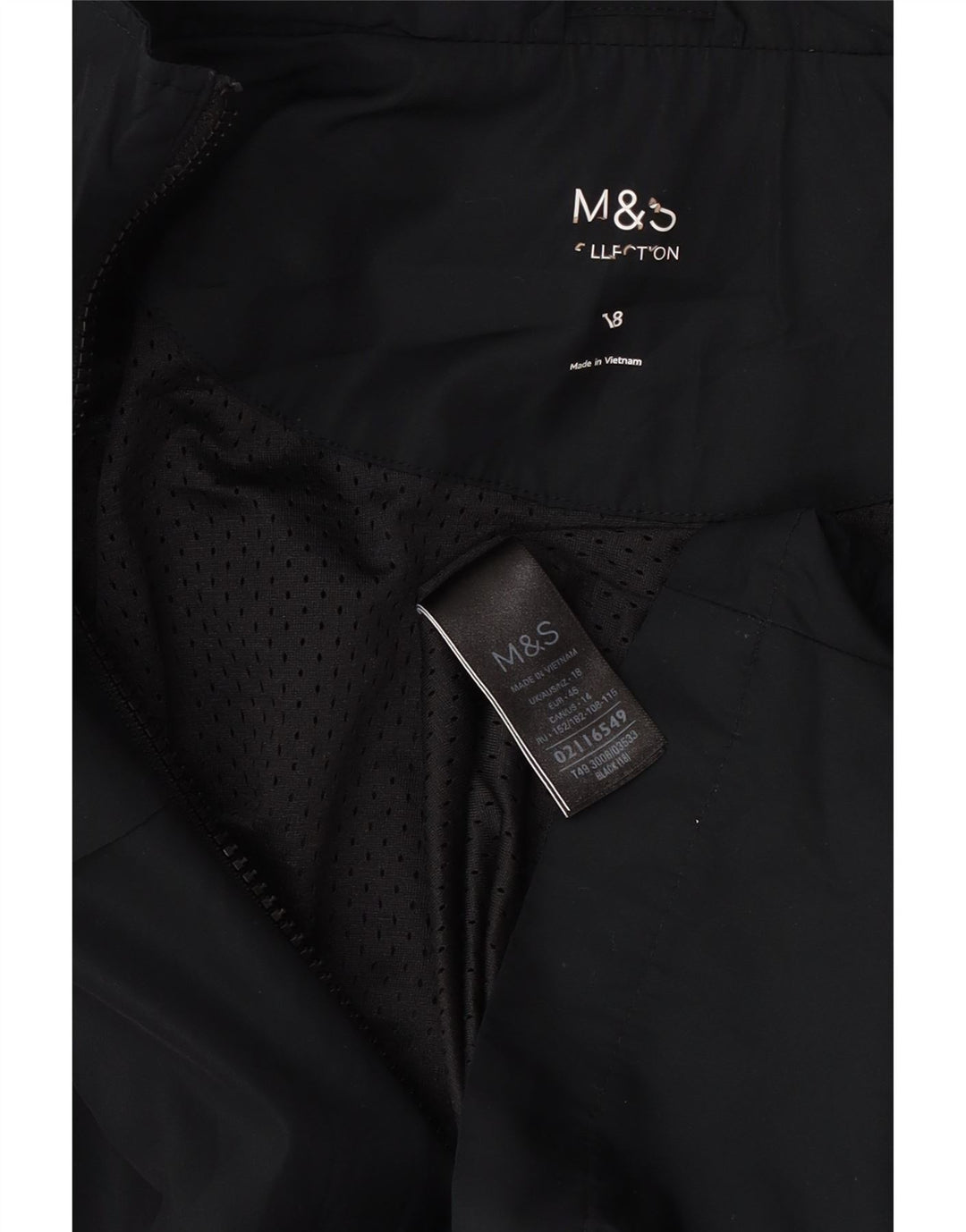 Marks & Spencer Damen-Regenjacke mit Kapuze, übergroß, UK 18, XL, Marineblau