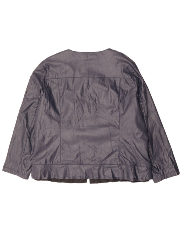 Marks & Spencer Damen Autograph Bomberjacke UK 24 4XL Marineblau