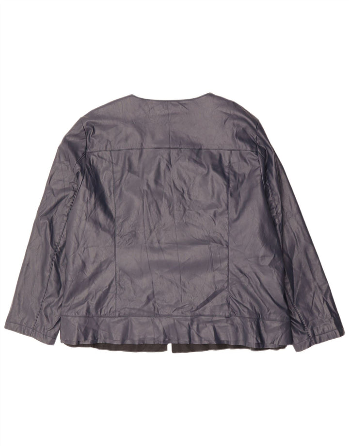 Marks & Spencer Damen Autograph Bomberjacke UK 24 4XL Marineblau