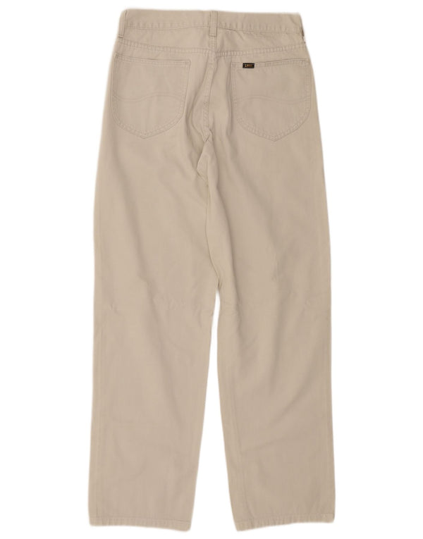 Lee Herren Kansas Loose Fit Freizeithose W33 L34 Beige Baumwolle