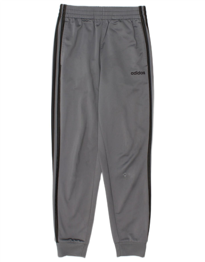 Adidas Trainingshose für Jungen, Jogger, 10–11 Jahre, mittelgraues Polyester
