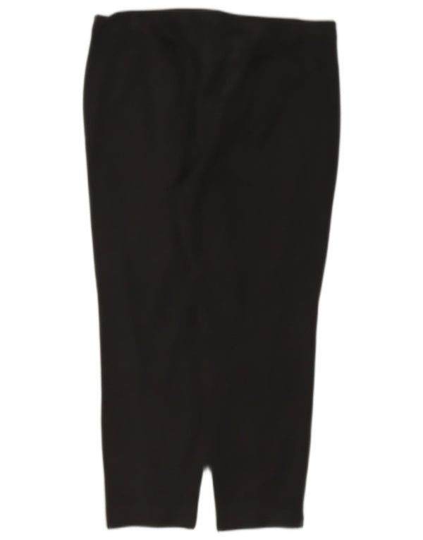 Marks & Spencer Damen Crop Suit Hose UK 16 Large W34 L25 Schwarz