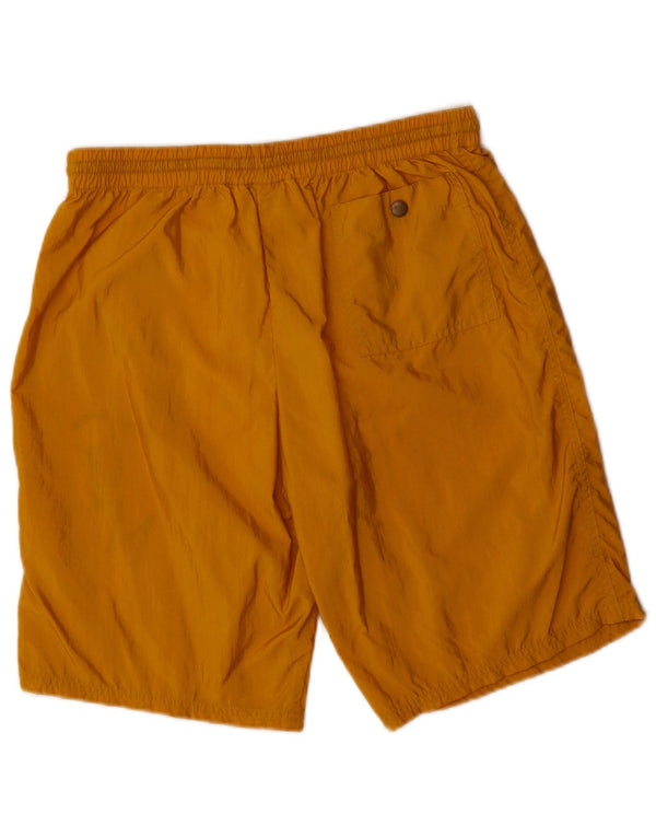 Ermenegildo Zegna Herren-Badeshorts mit Grafik, groß, aus gelbem Polyamid