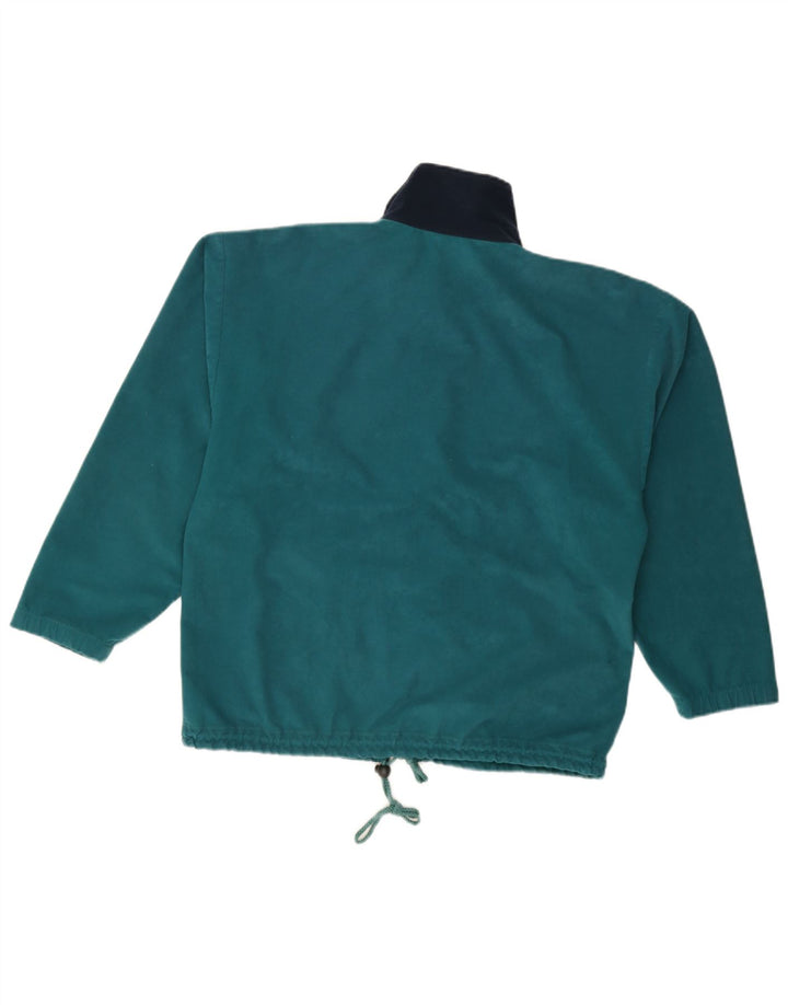 Vintage Herren-Trainingsanzug aus Velours, Jacke, klein, mehrfarbig, Farbblock