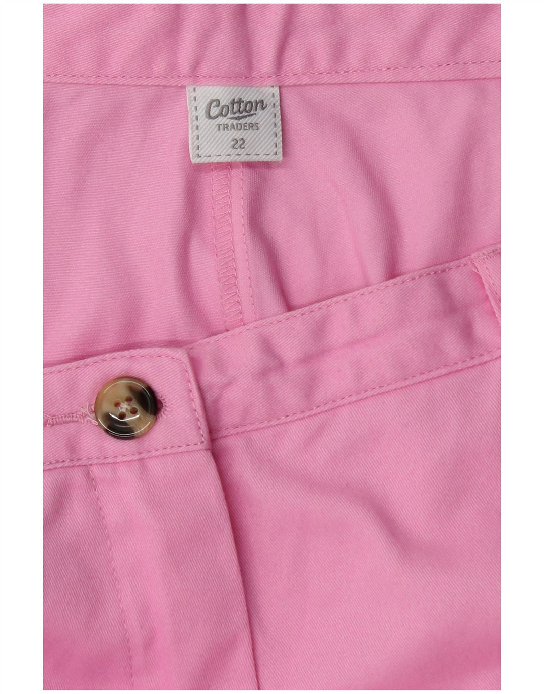 COTTON TRADERS Gerade Chino-Hose für Damen, UK 22, 3XL, W44, L29, Rosa