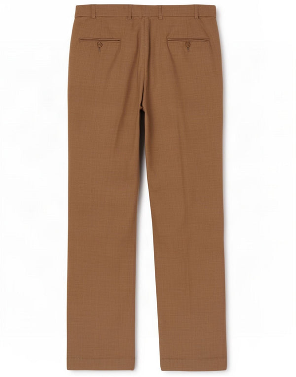 Brooks Brothers Herren Madison Pegged Anzughose W38 L33 Beige Wolle