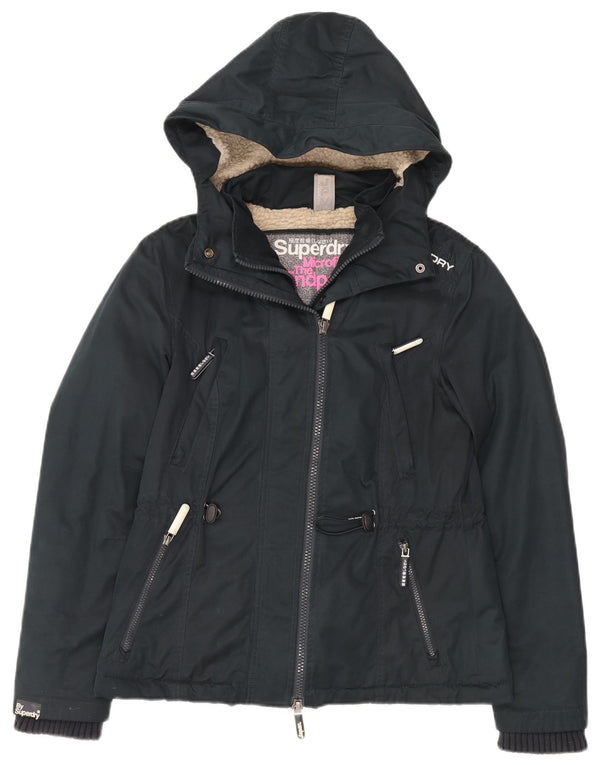 Superdry Damen The Windparka Windjacke UK 16 Large Marineblau