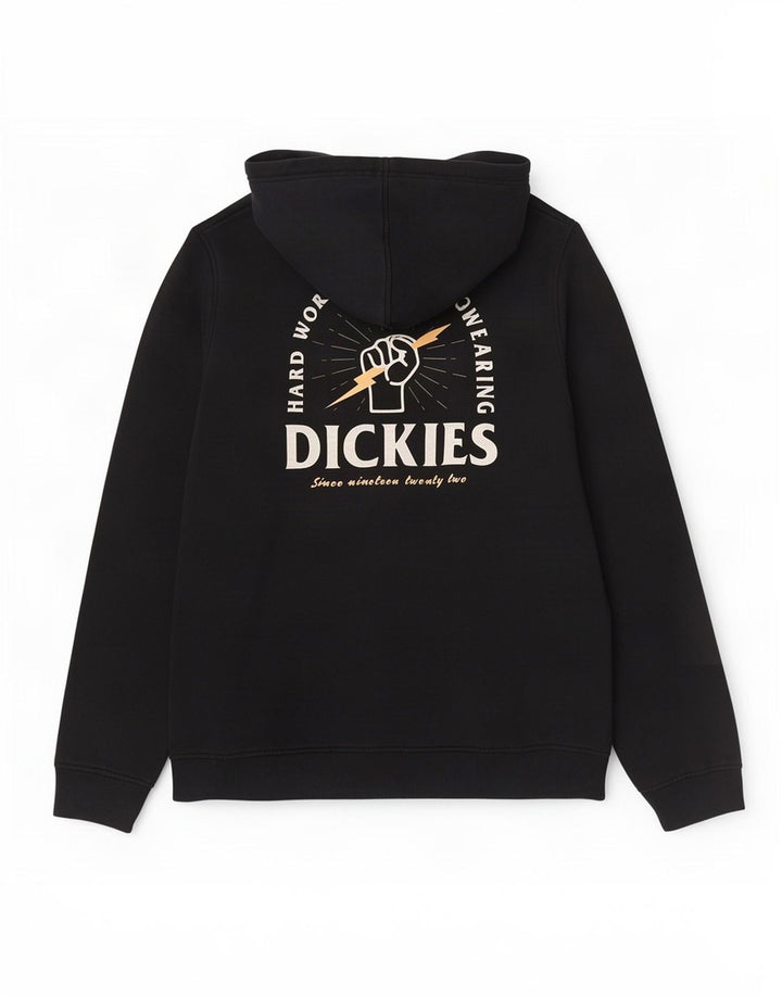 Dickies Herren-Kapuzenpullover mit Grafik, mittelschwarz, Baumwolle