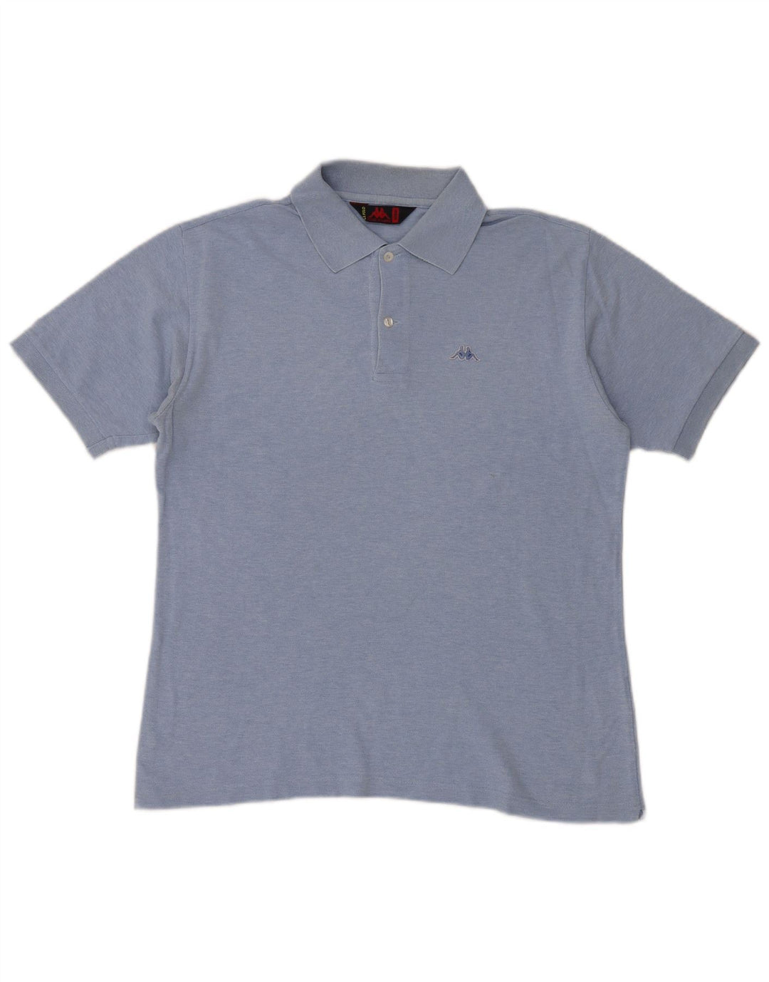Kappa Herren-Poloshirt aus mittelblauer Baumwolle