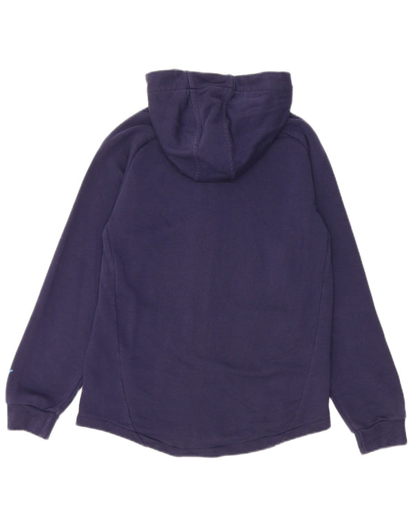 PUMA Jungen Graphic Zip Hoodie Pullover 11-12 Jahre Marineblaue Baumwolle