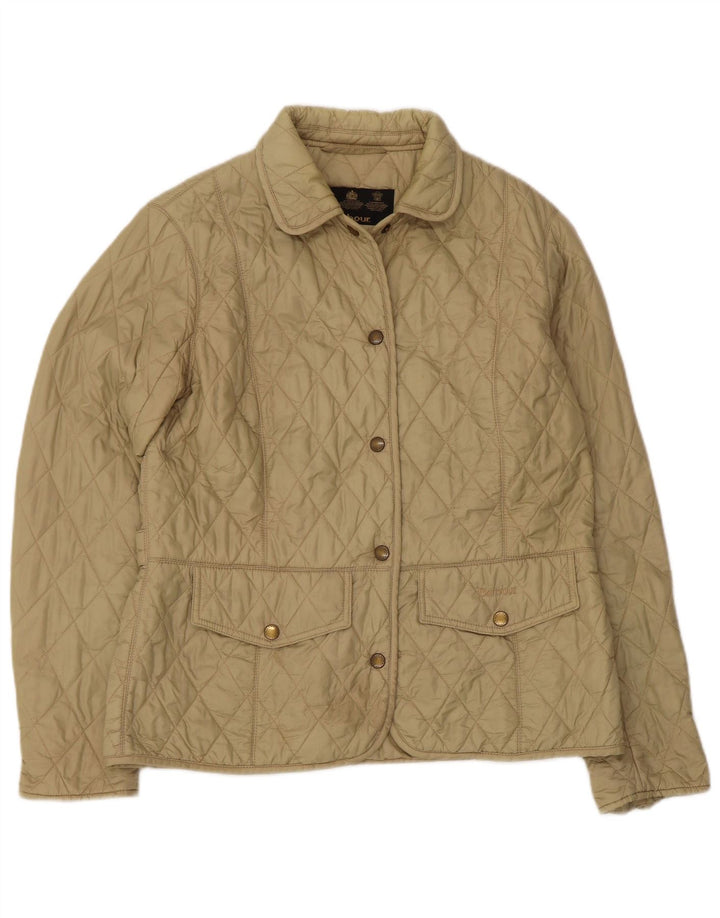 Barbour Damen Steppjacke UK 14 Large Grün