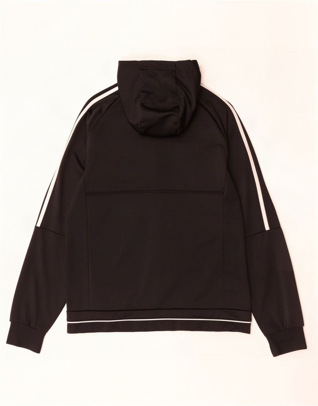 Adidas Herren Kapuzen-Trainingsanzug-Topjacke, Mittelschwarzes Polyester