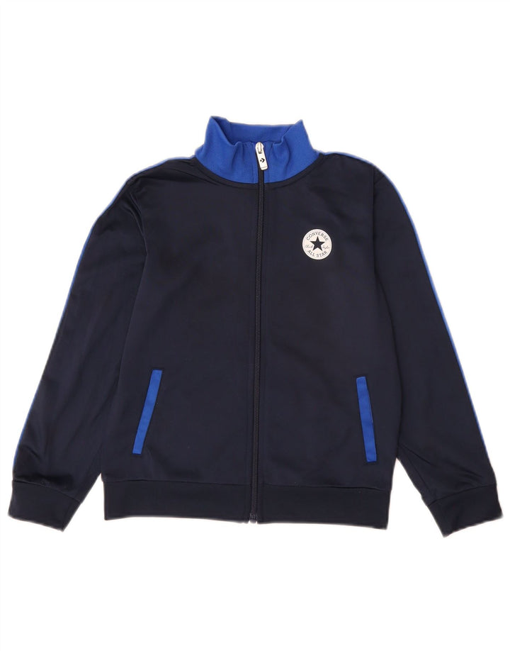 Converse Jungen Chuck Taylor Trainingsanzug-Top-Jacke, 6–7 Jahre, groß, Marineblau