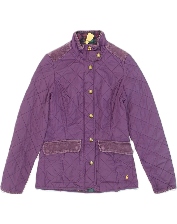 JOULES Womens Quilted Jacket UK 8 Small Purple Polyamide | Vintage Joules | Thrift | Second-Hand Joules | Used Clothing | Messina Hembry 