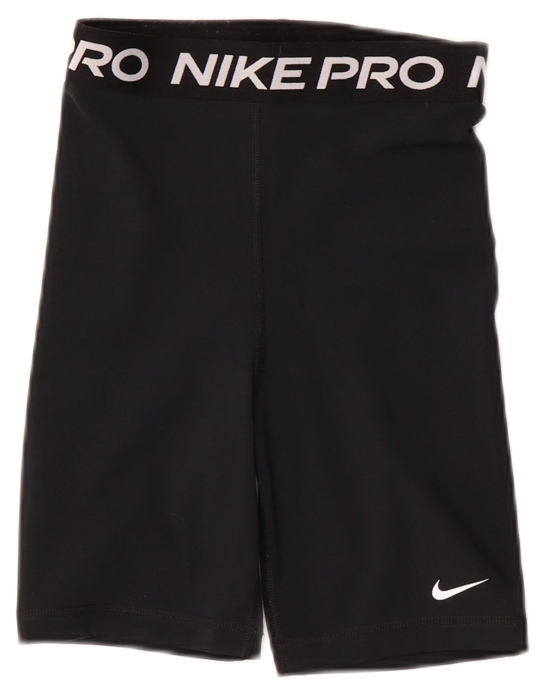 NIKE Damen Dri Fit Graphic Sport Shorts UK 4 XS Schwarz Polyester