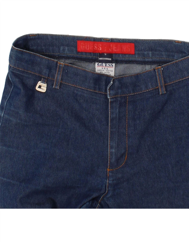 GUESS Womens Capri Jeans Small W26 L22 Blue Cotton Vintage Guess and Second-Hand Guess from Messina Hembry 