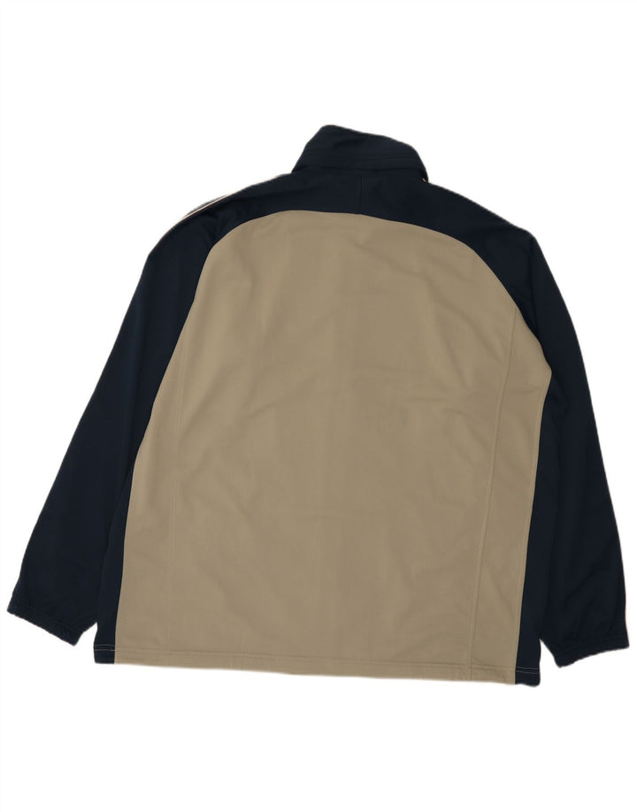 Champion Herren-Trainingsanzug-Oberteiljacke 2XL Beige Farbblock