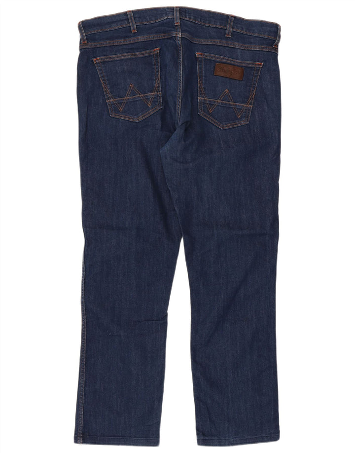 Wrangler Herren Straight Jeans W38 L29 Blau