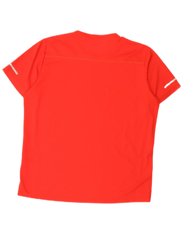 Adidas Herren Climalite T-Shirt Top XL Rot Polyester