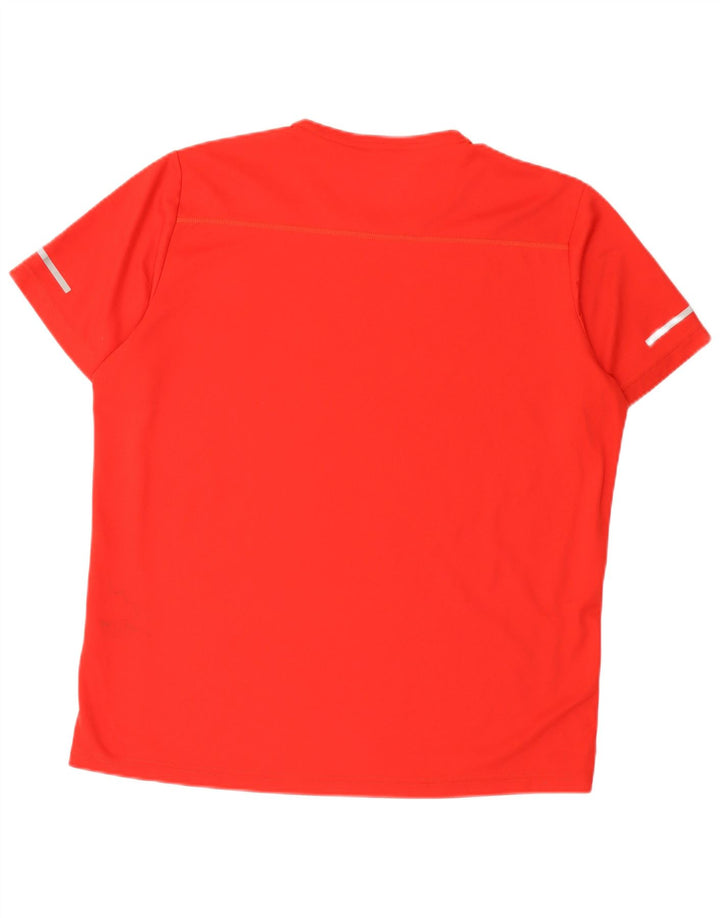 Adidas Herren Climalite T-Shirt Top XL Rot Polyester