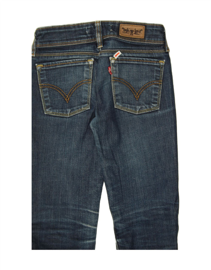 LEVI'S Womens 571 Slim Jeans W25 L32 Blue Cotton Vintage Levi's and Second-Hand Levi's from Messina Hembry 