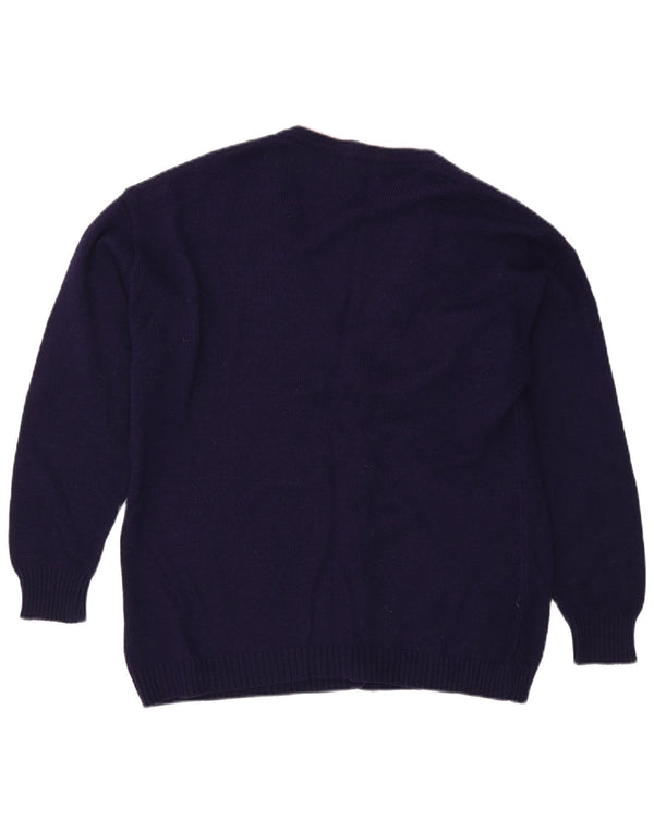 PIMET MAGLIERA Damen-Cardigan mit Grafik, UK 18, XL, Marineblau mit Blumenmuster