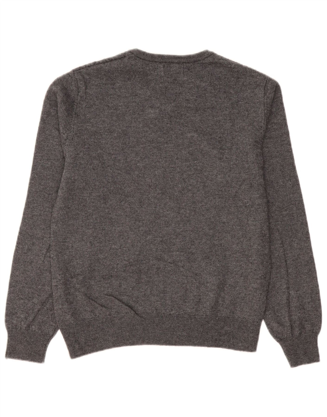 Kappa Herren-Pullover mit V-Ausschnitt, kleine graue Chevron-Wolle