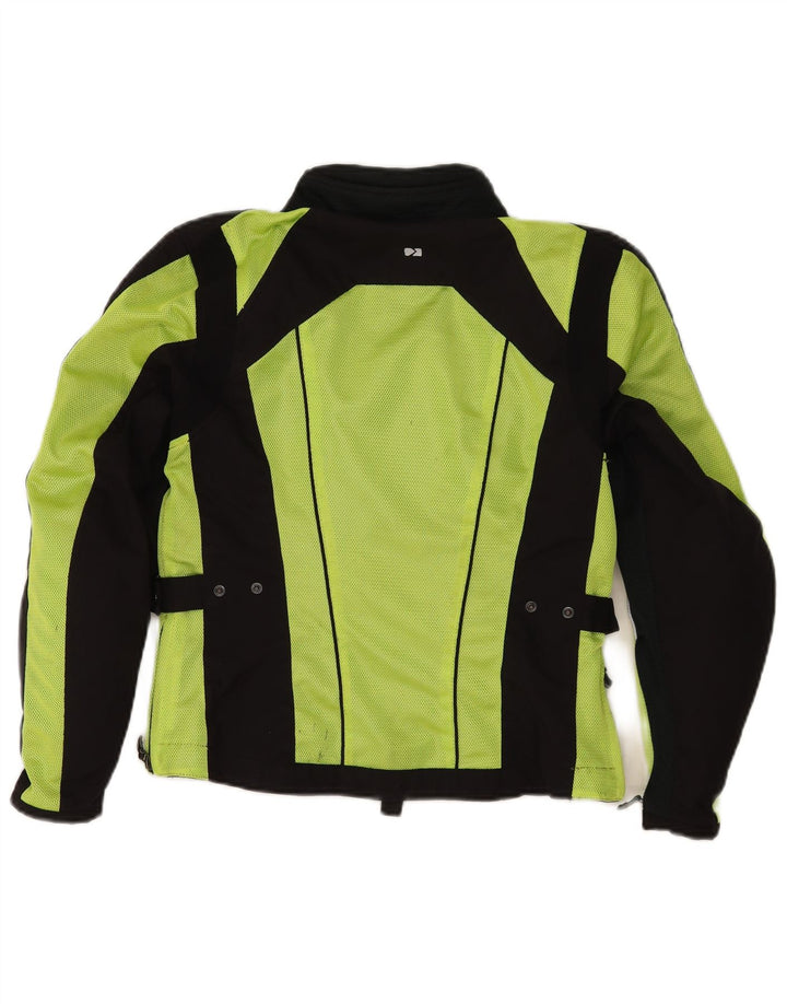 Spidi Womens Graphic Racer Jacket UK 10 Small Grünes Colourblock-Polyester